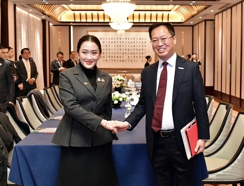 泰国总理佩通坦会见海信集团董事长